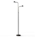 Vibia Pin 1665/1670 LED-Stehleuchte, zweiflammig