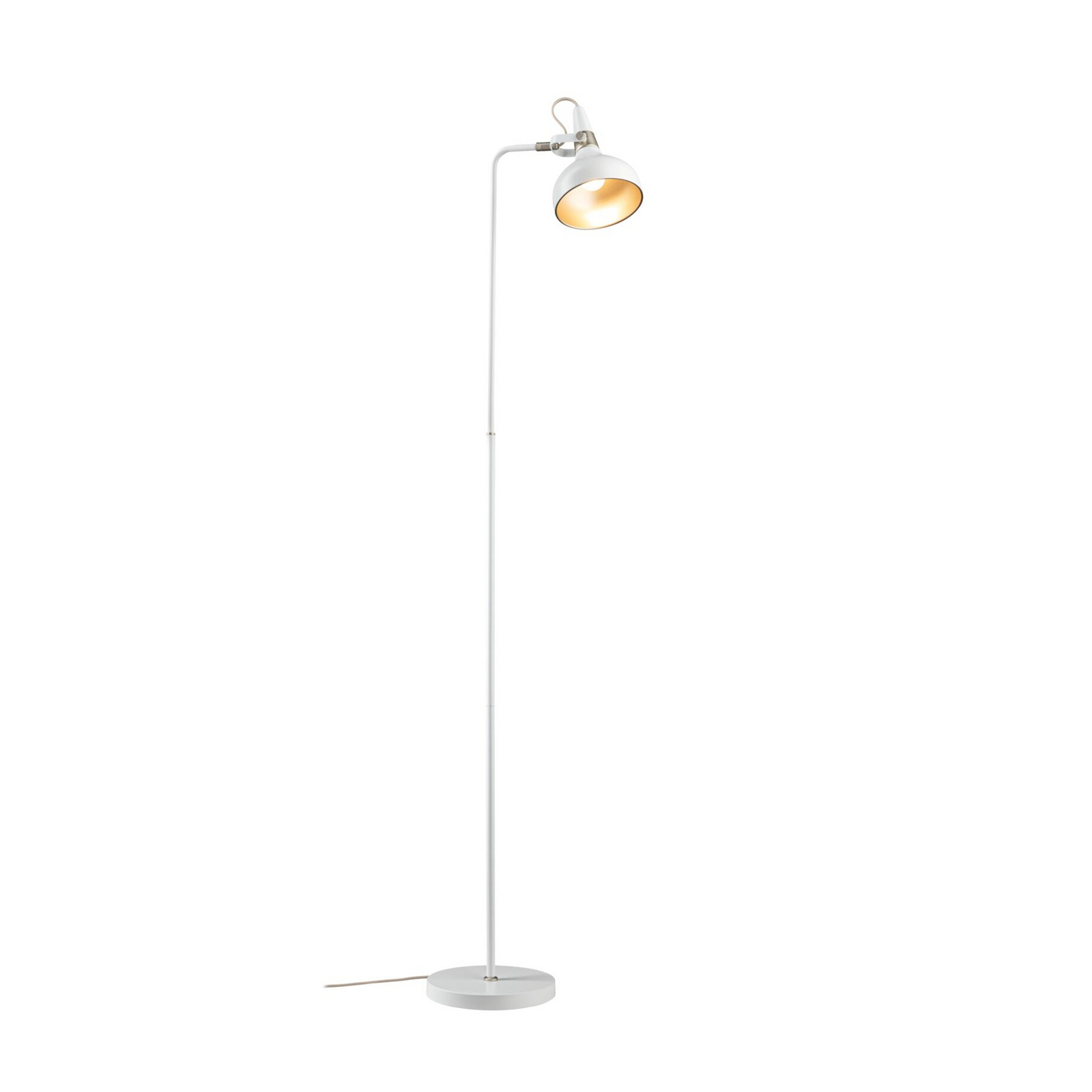 Paulmann Juna STYLE floor lamp, white, height 158 cm, metal