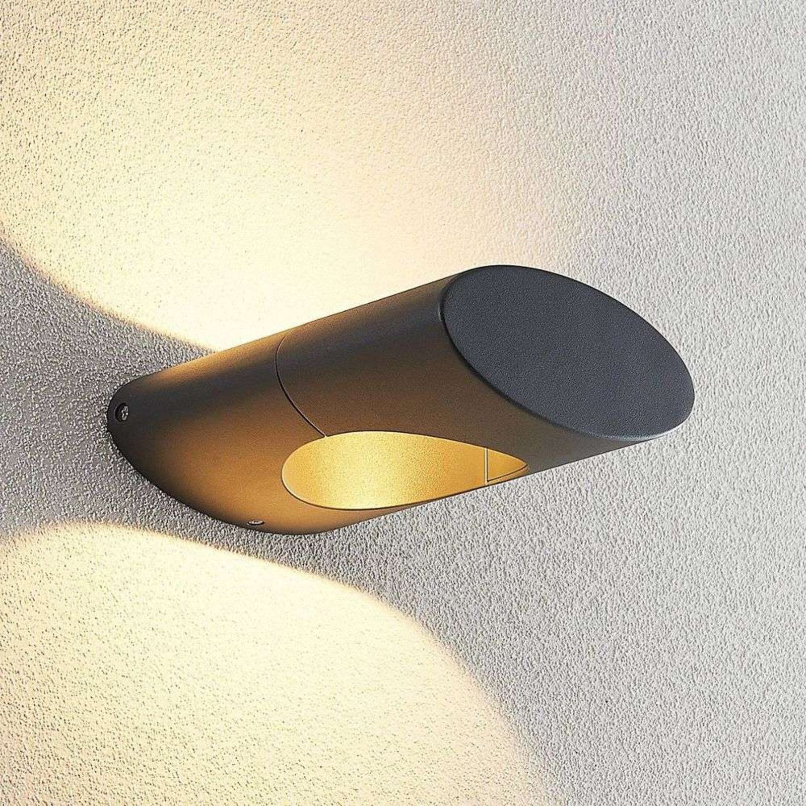 Forama LED Aplica de Exterior Dark Grey - Lucande