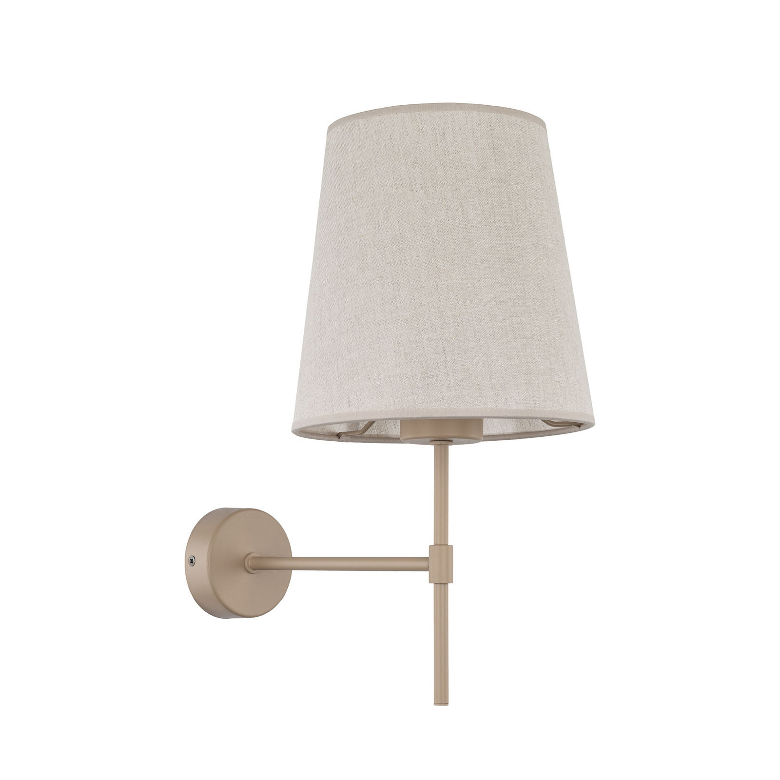 Applique murale Elizabeth, sable/beige, lin, 39 cm de haut, E27