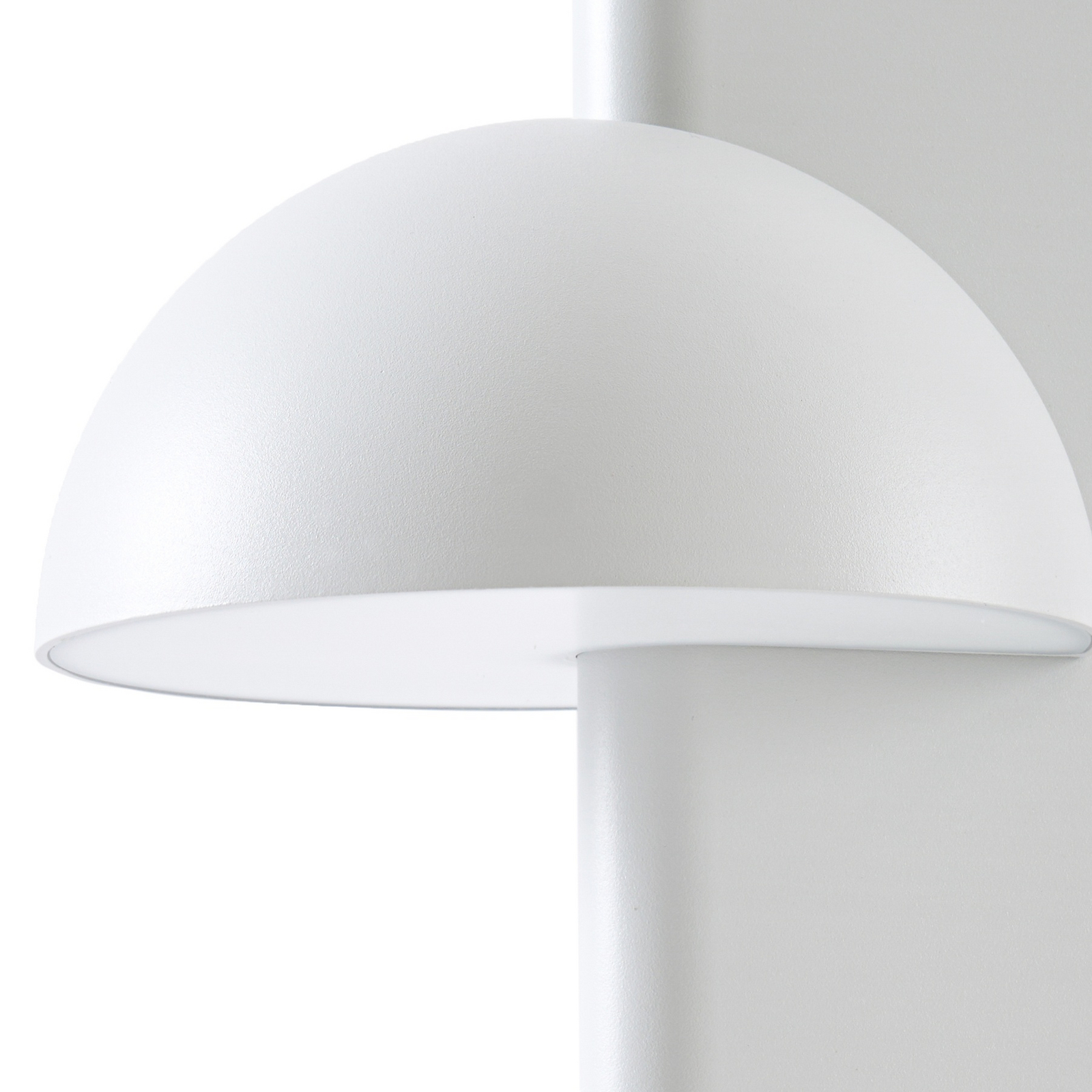 Candeeiro de caminho LED Lucande Velira, cinzento claro, 77 cm, 1 lâmpada, IP44