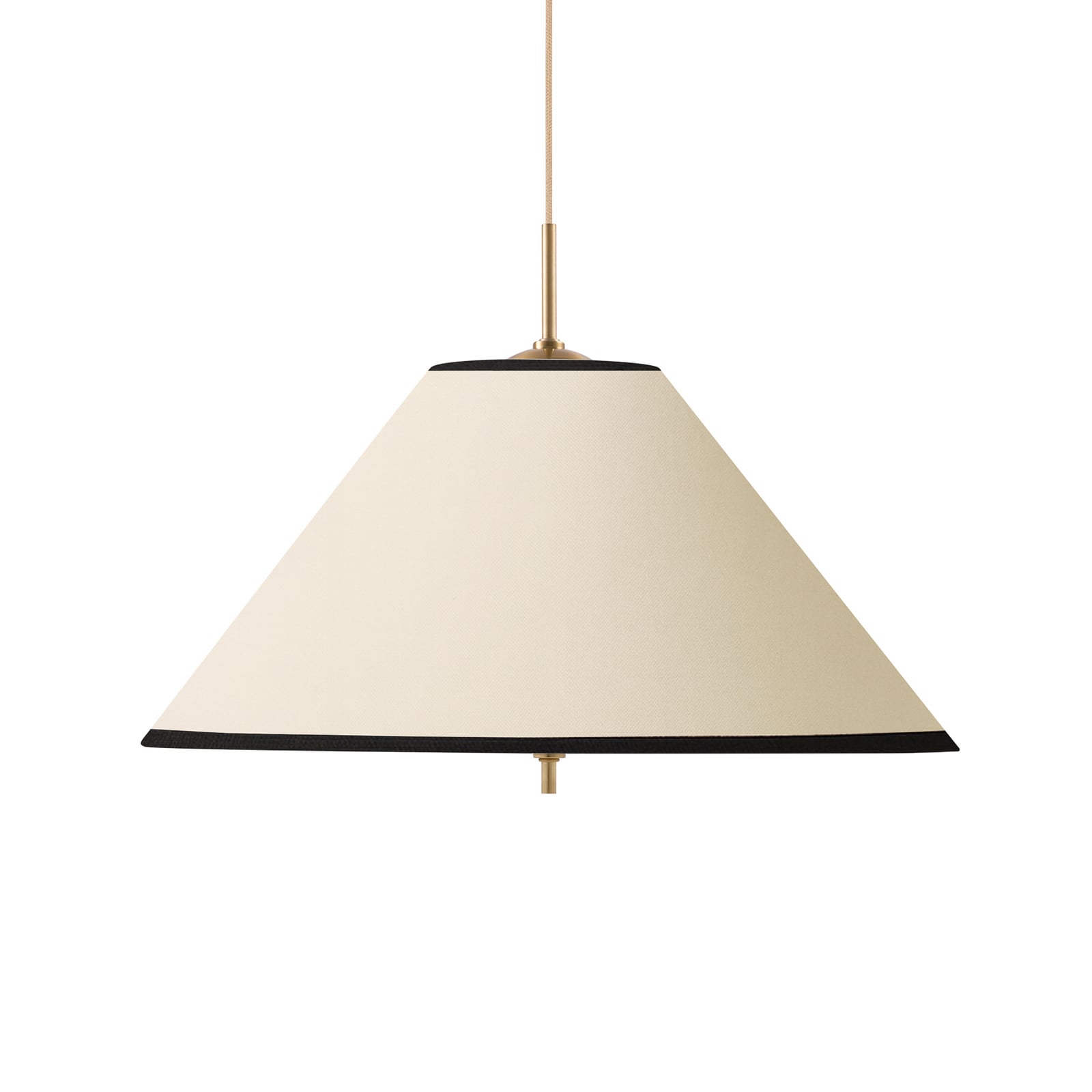 Lámpara colgante IRIS 50, color crema, Ø 50 cm - Globen Lighting