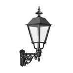 Außenwandleuchte Zandvoort schwarz