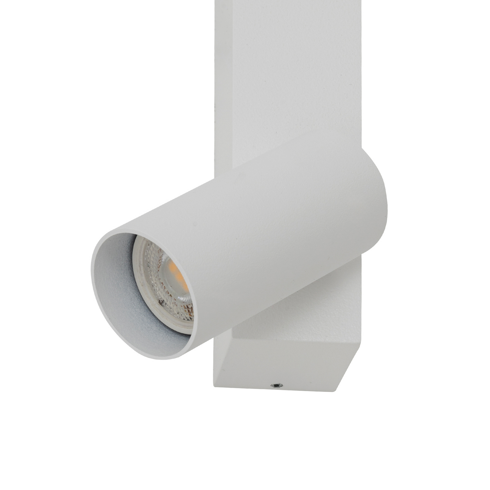 Φωτιστικό τοίχου EASY RIGHT, λευκό, πλάτος 80 cm, μέταλλο, GU10 + LED
