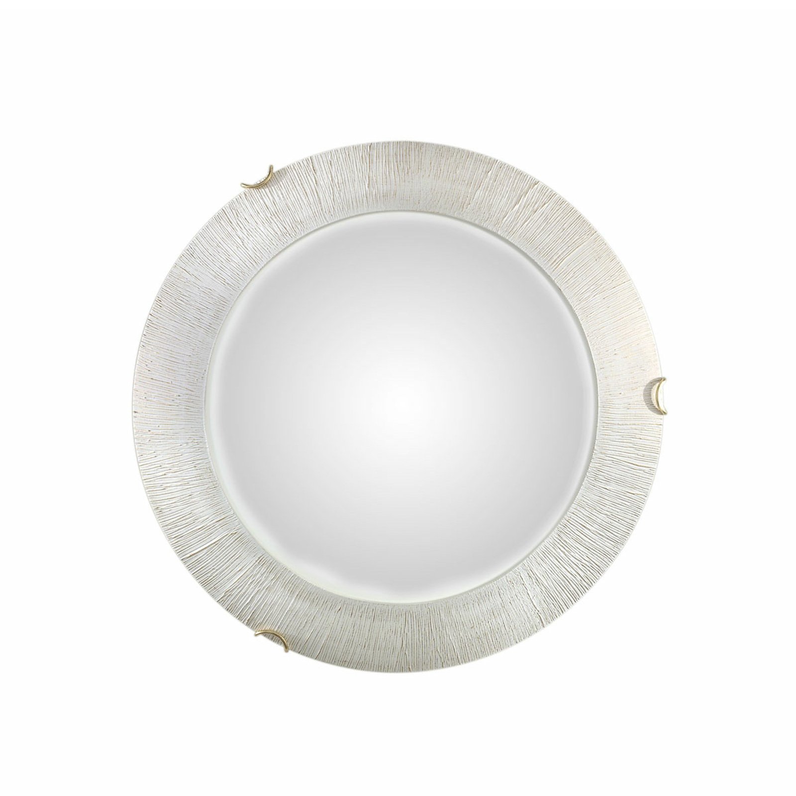 KOLARZ Deckenlampe Moon, Ø 40 cm, weiß/24 Karat vergoldet