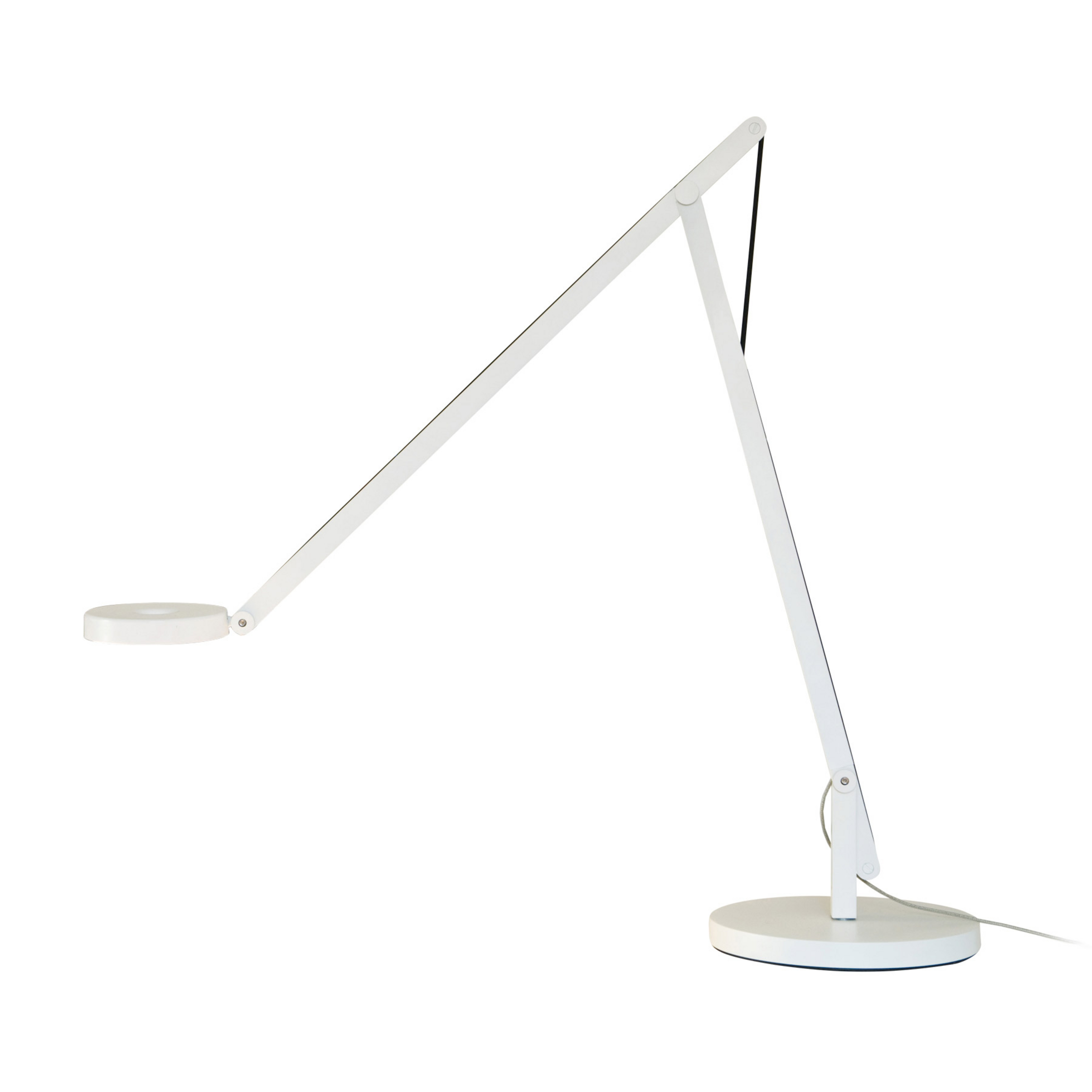 String T1 Lampe de Table DTW Matt White/Black - Rotaliana