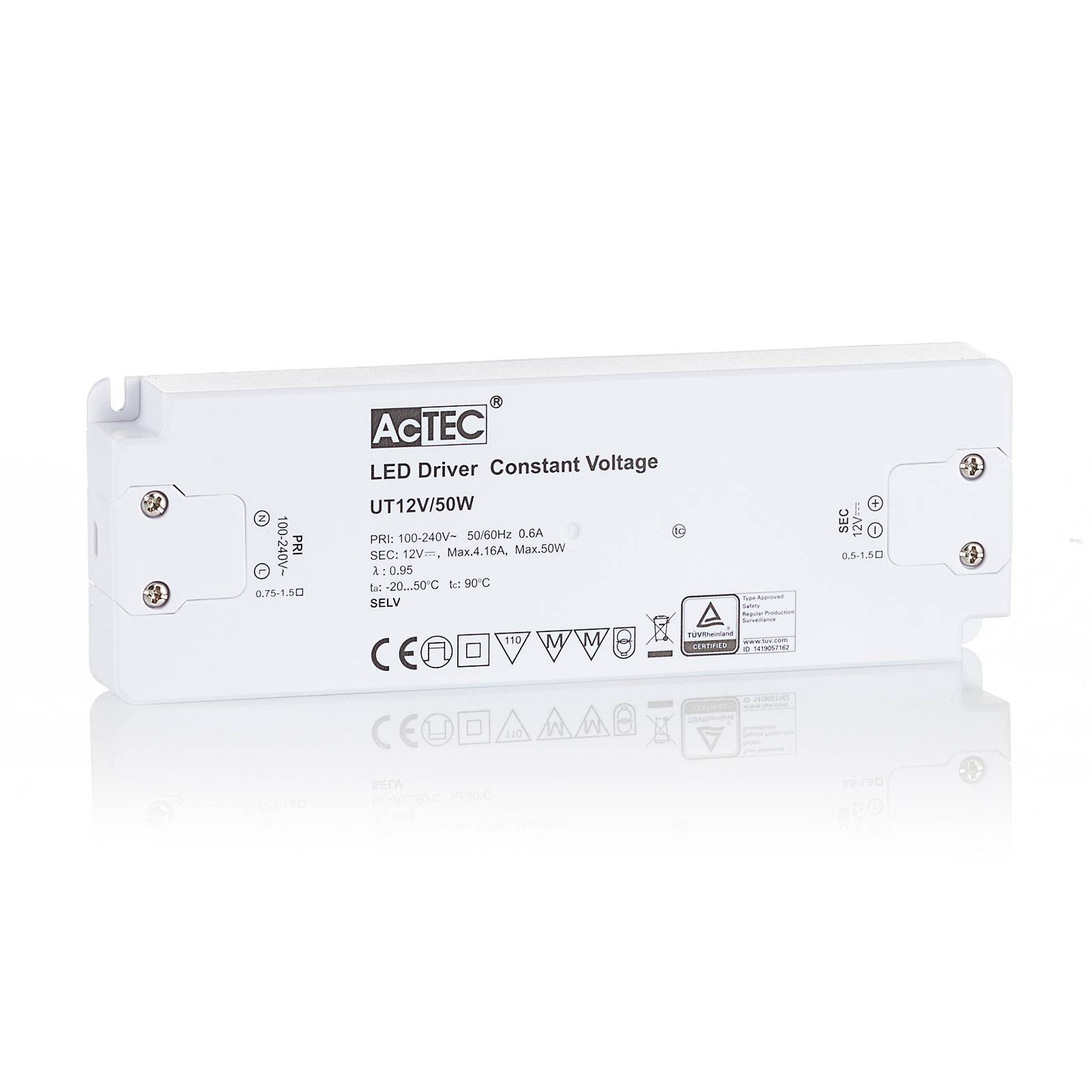 AcTEC Slim sterownik LED CV 12V 50W