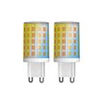 LUUMR Smart LED żarówka sztyft zestaw 2 G9 2,5W CCT przezroczysty Tuya