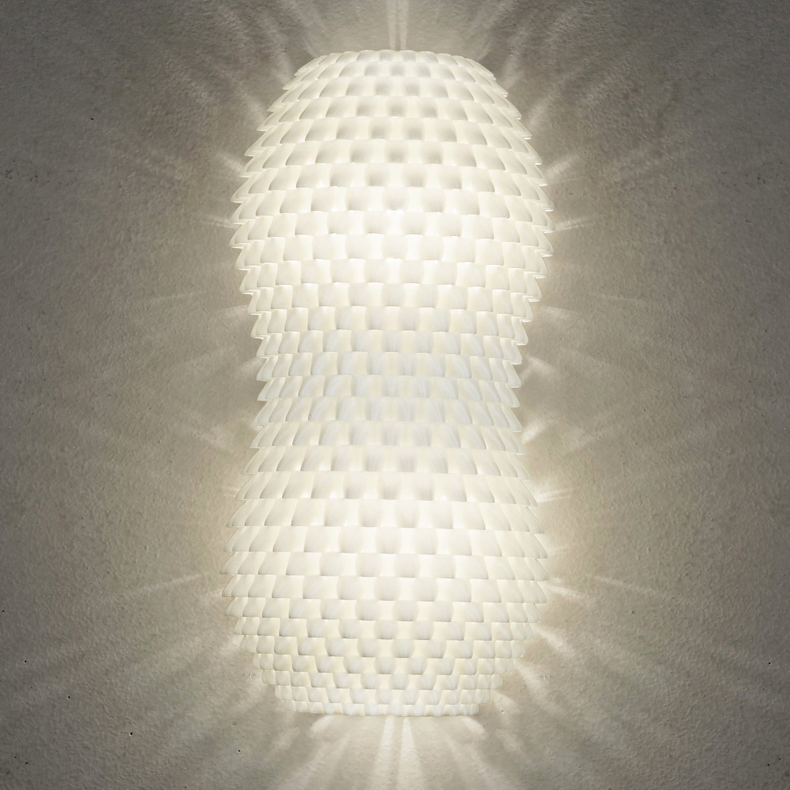 Zidna lampa Casablanca Aya, 3D ispis