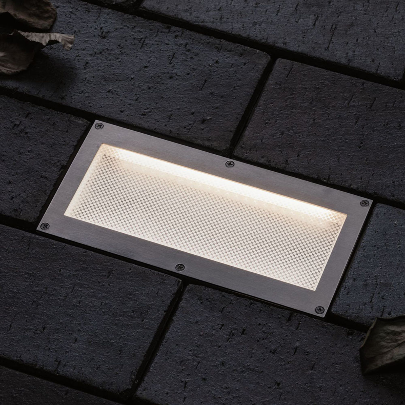 Paulmann Brick LED deck light, 10x20 cm