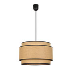 Milo lampa za vješanje, Jamaica/crna, Ø 38 cm, papir/metal – Corep SAS