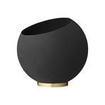 AYTM Globe flower pot, Ø 60 cm, black, aluminium, steel