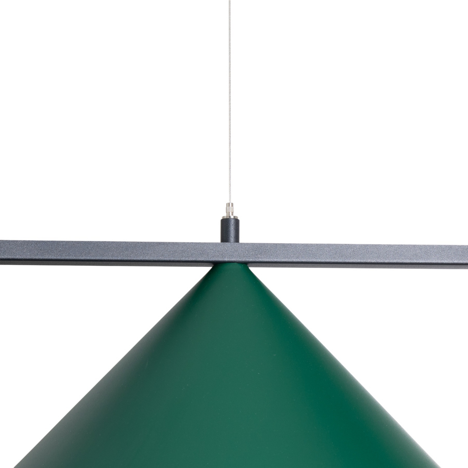 Lampada a sospensione Capital, verde, a 2 luci, Ø 46 cm, GX53