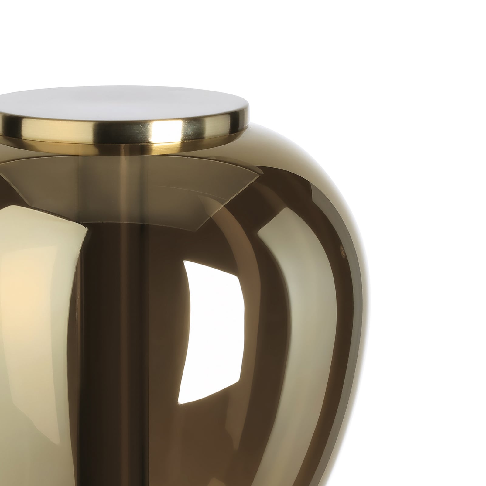 Fruitera LED-Tischlampe gold 25 cm Glas CCT - Stars of Light