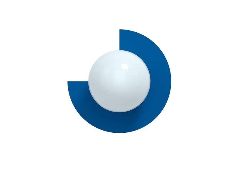 Swedish Ninja - Candy Big Circle 270 L Wall Light, Blue