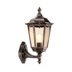 1120 outdoor wall standing lantern black-copper