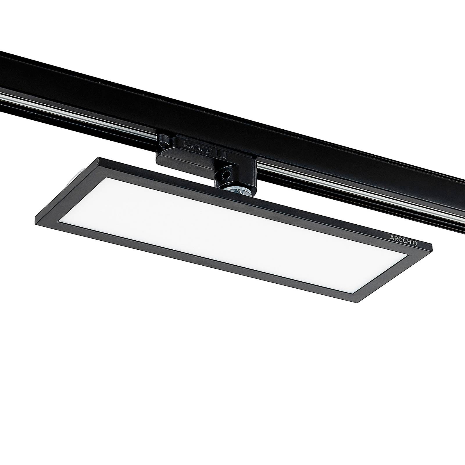 Arcchio Hairis 3 fázisú LED-panel fekete 4000 K
