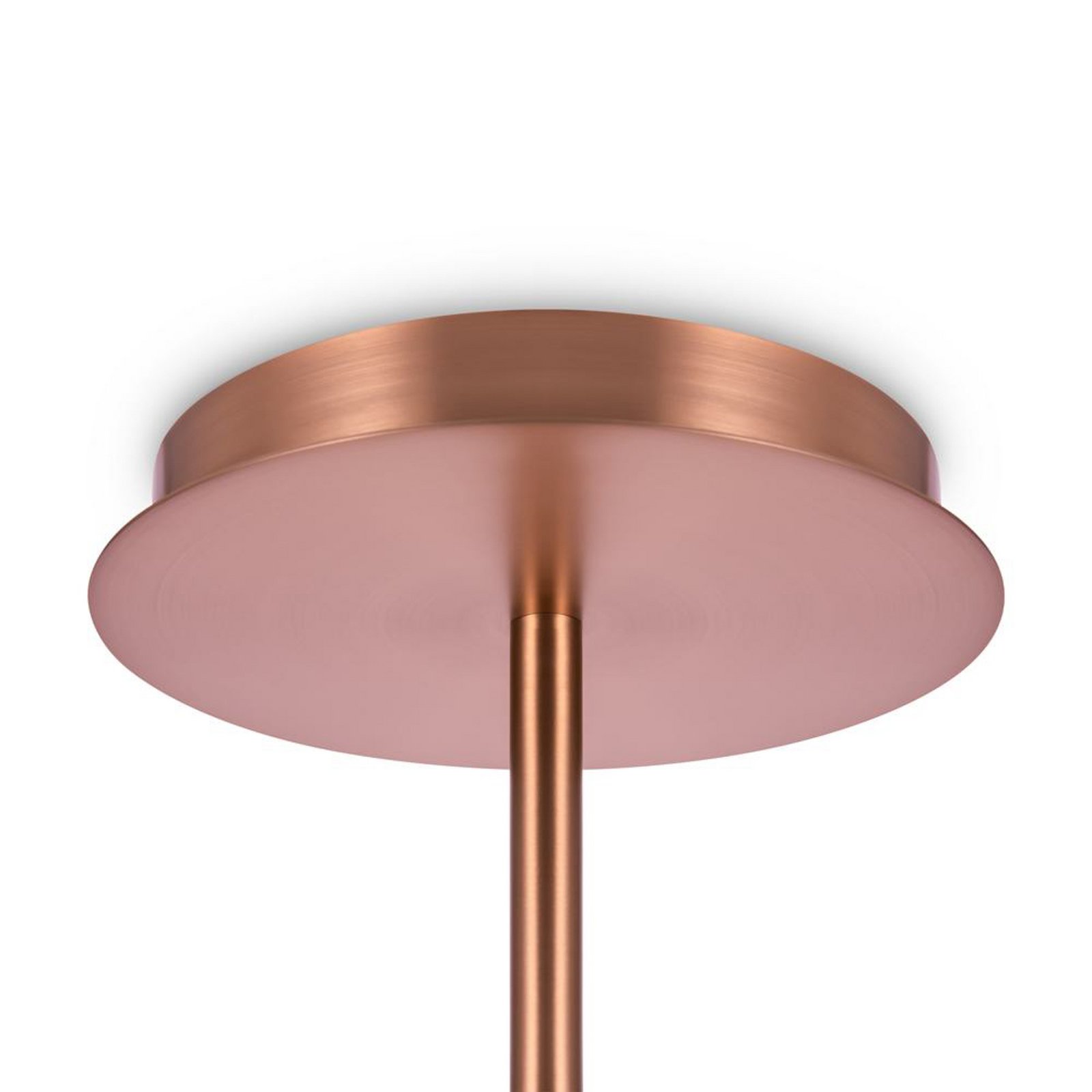 Maytoni lampadario Erich, ottone rosé vetro/metallo a 12 luci