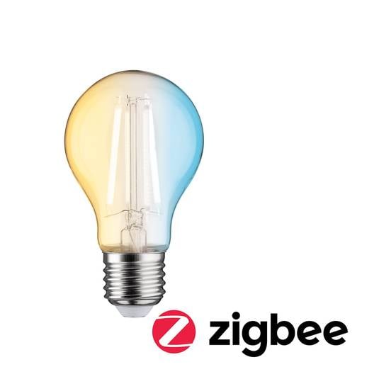 Paulmann LED-filamentpære E27 4,7W ZigBee, CCT