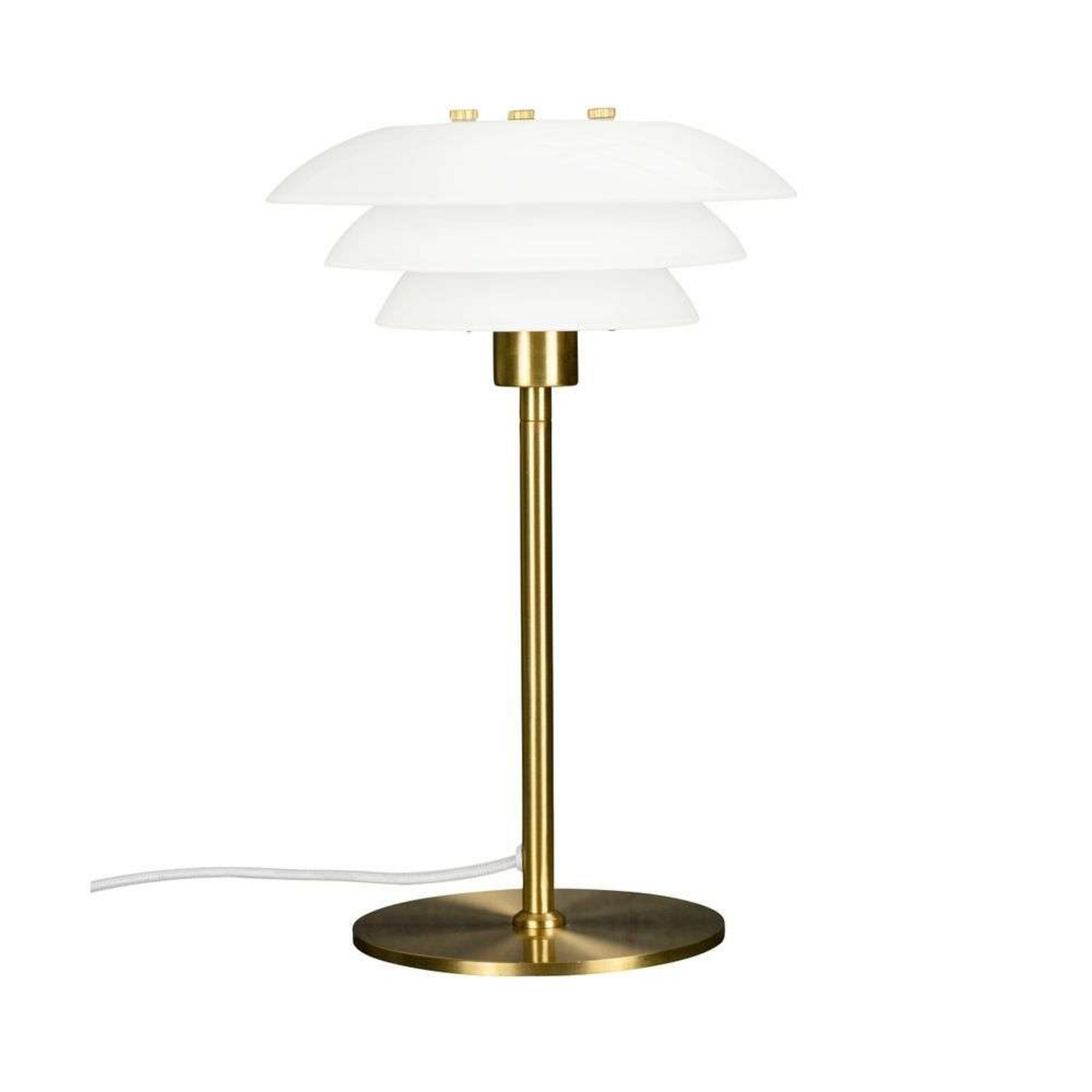 DL20 Stolní Lampa Opal/Brass - DybergLarsen