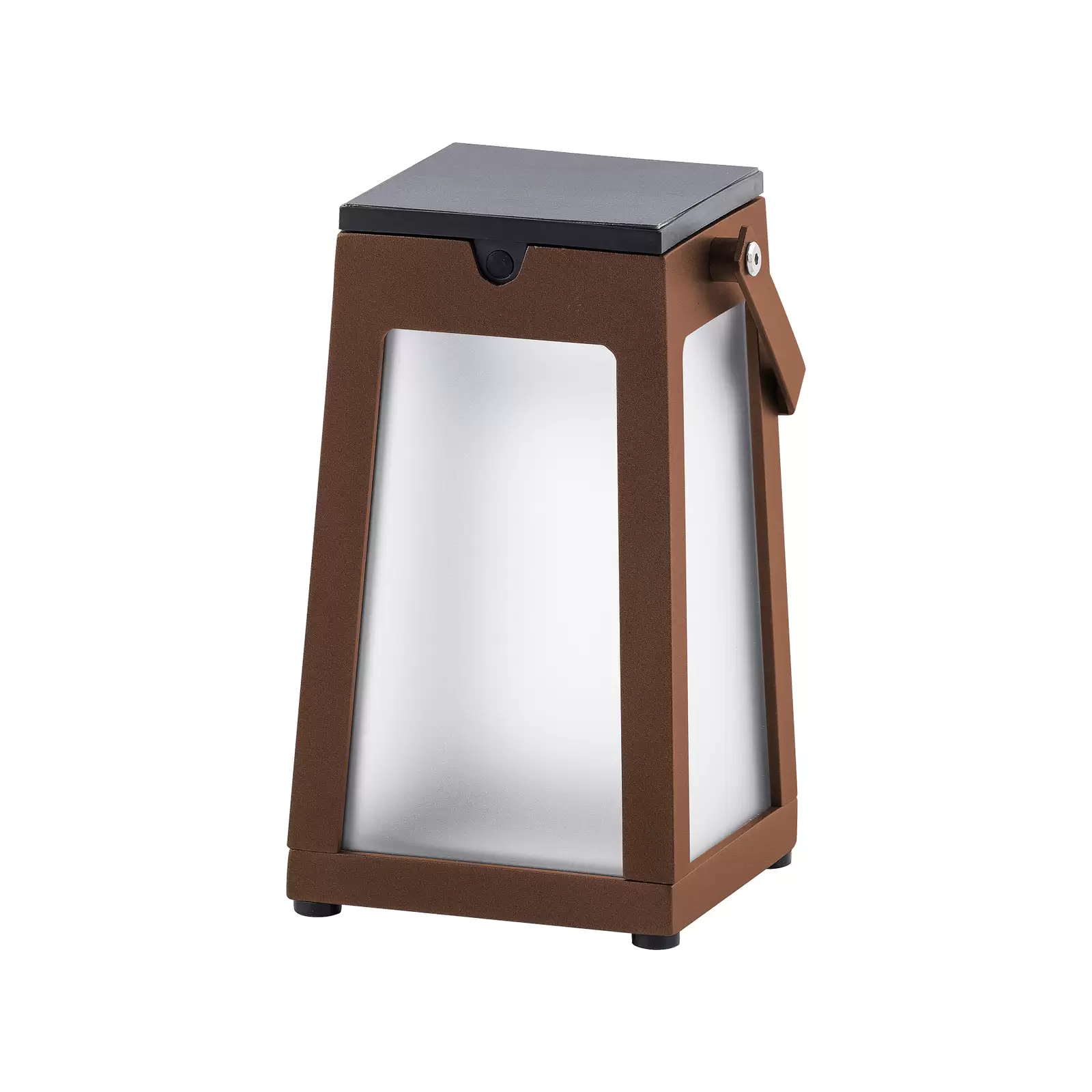 Lanterna LED solare Tinka portatile, corten