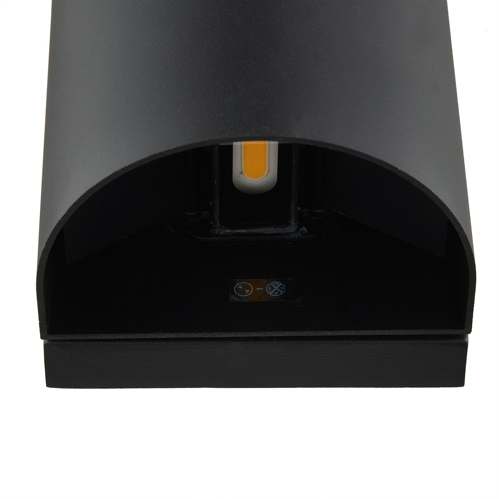 Gladis LED Aplique Exterior Black - Lindby