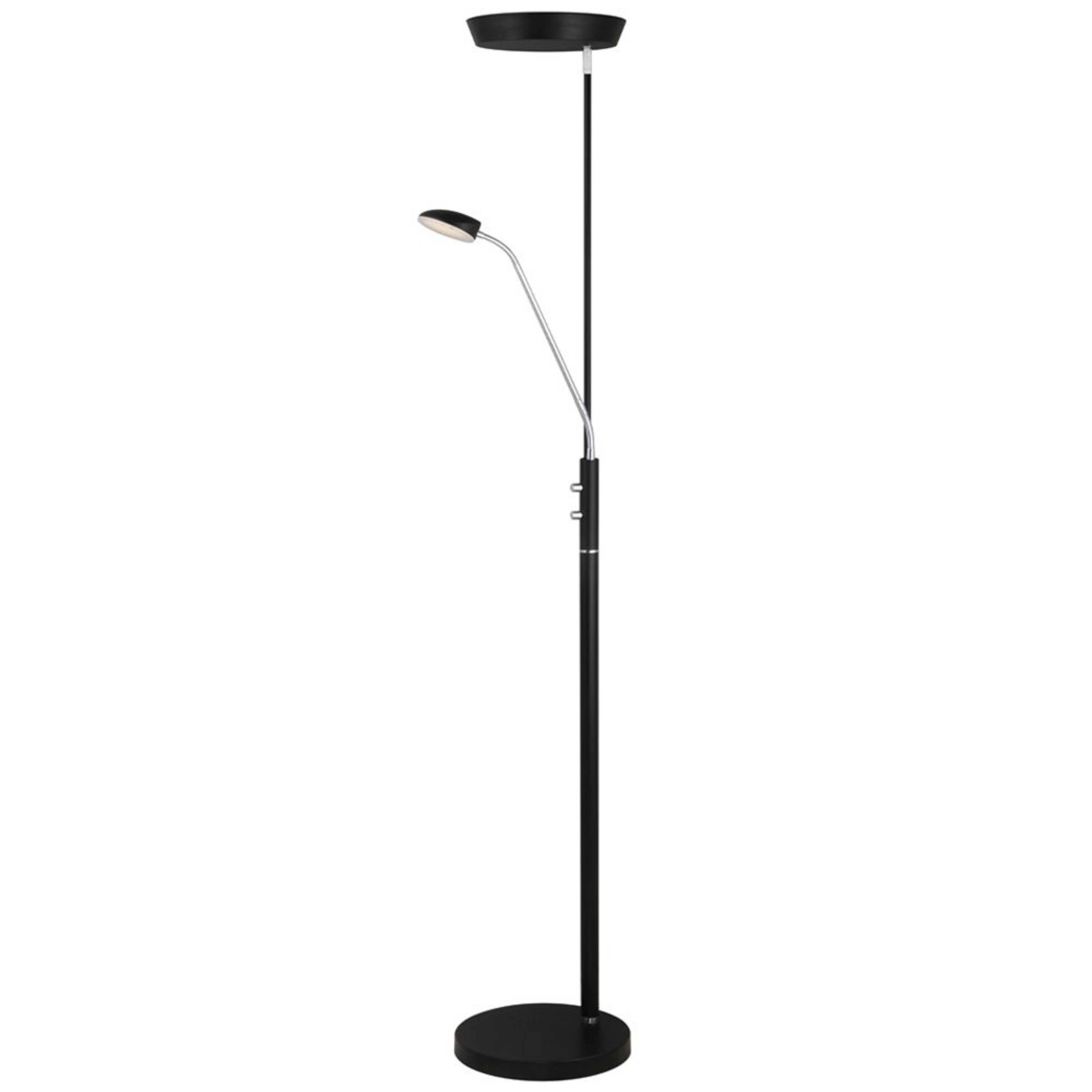 Vegas Uplight Floor Lamp w/Dimmer Black - Halo Design