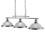Hanglamp Bistro, 3-lamps, zilver