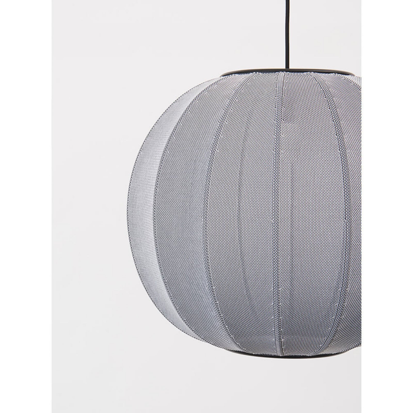 Knit-Wit 45 Round Pendelleuchte Silver Made By Hand - Schlafzimmer - Aluminium