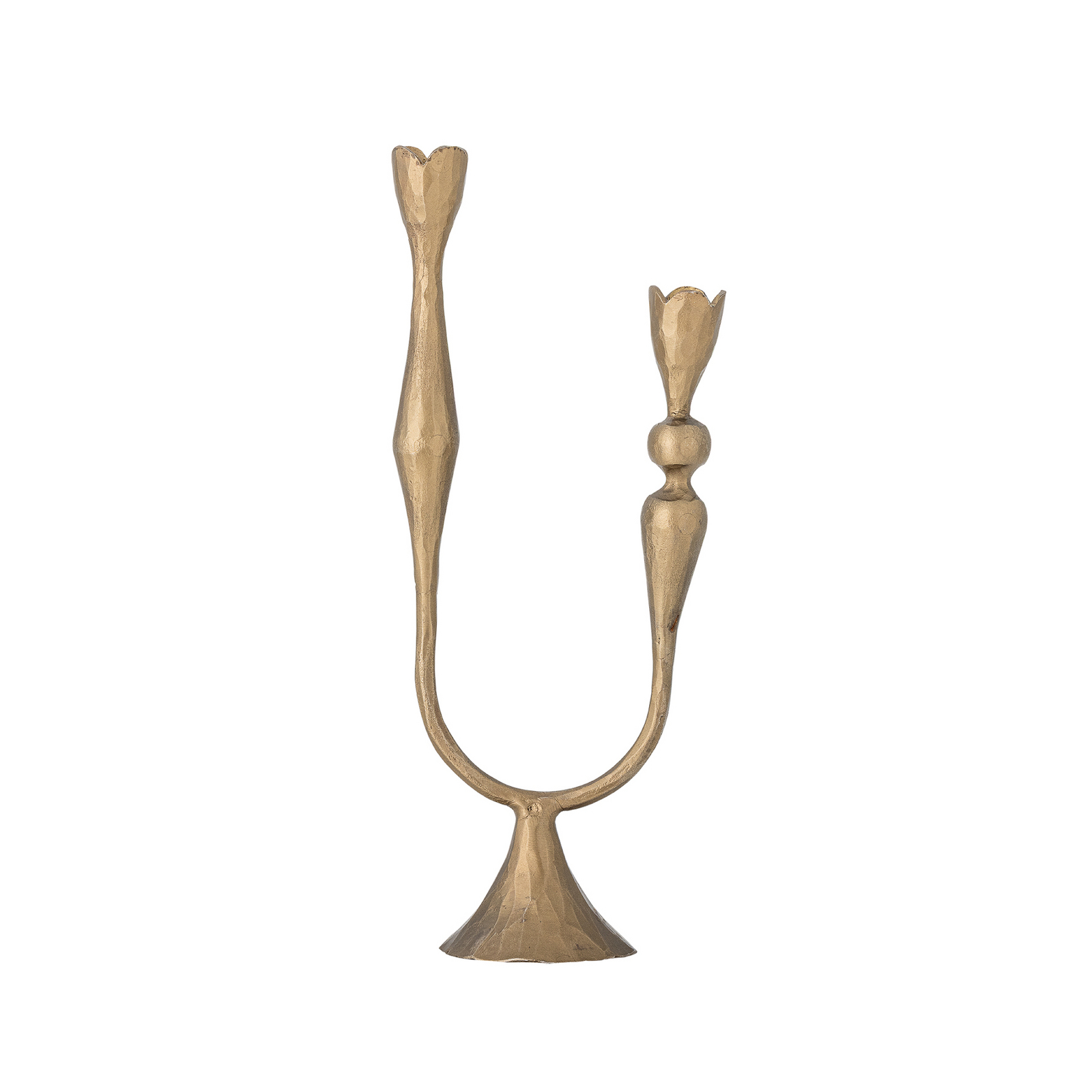 Svietnik Vesc z mosadze, 2-pl., 30 cm, kov – Bloomingville