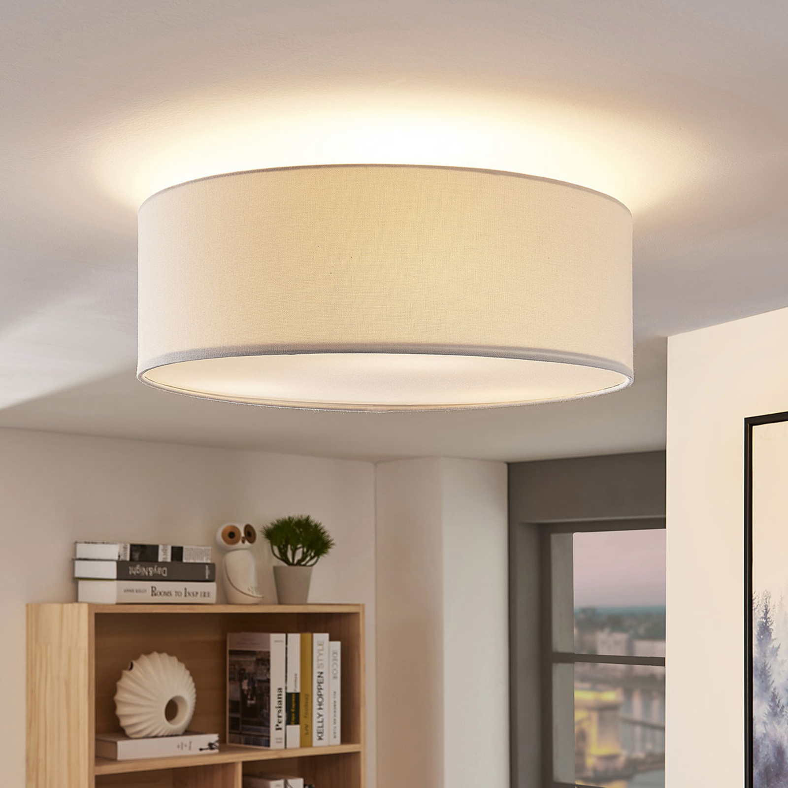 Mariat Round Loftlampe White - Lindby