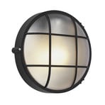 Alisha Round Kültéri Fali Lámpa Black - Lindby