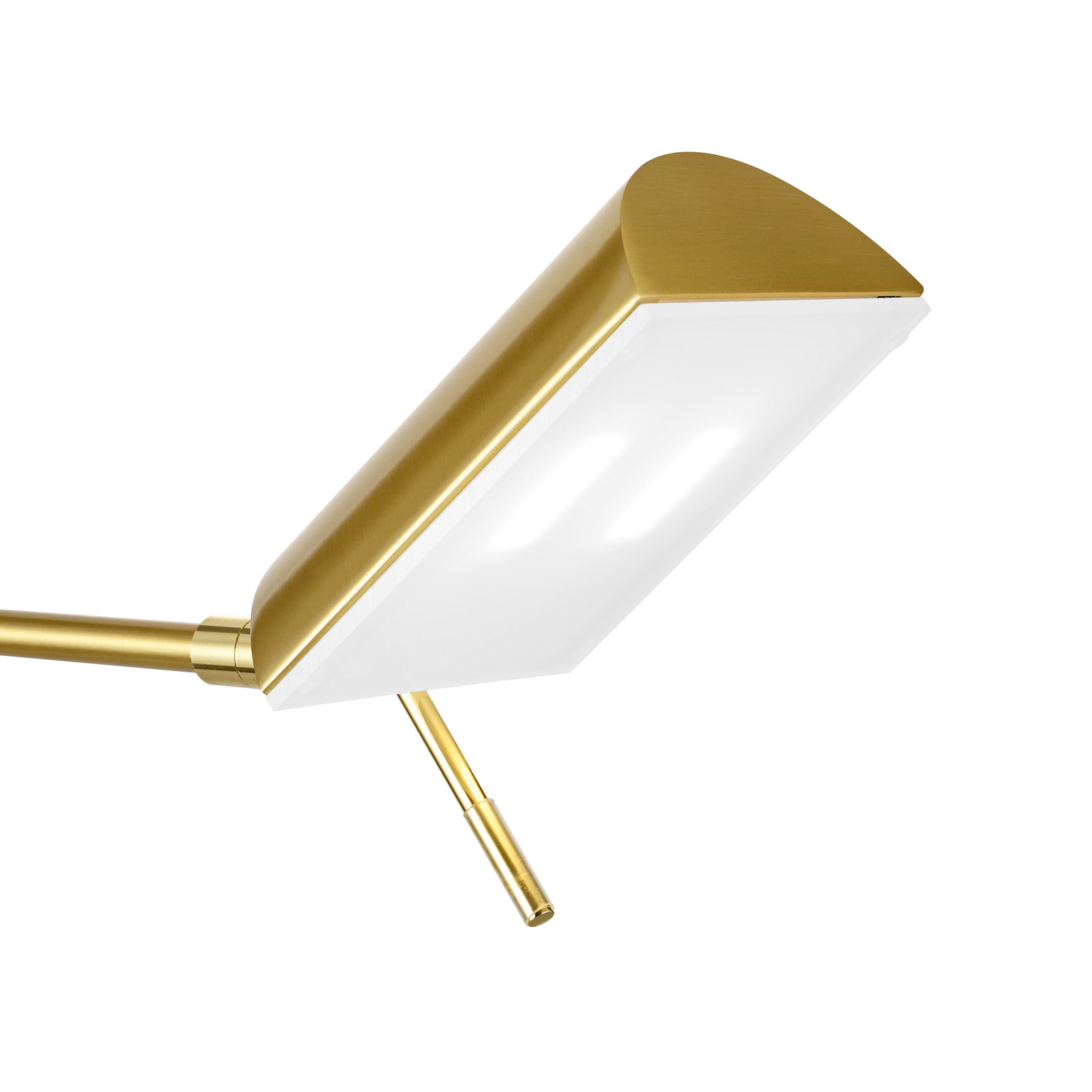Graz LED table lamp, brass