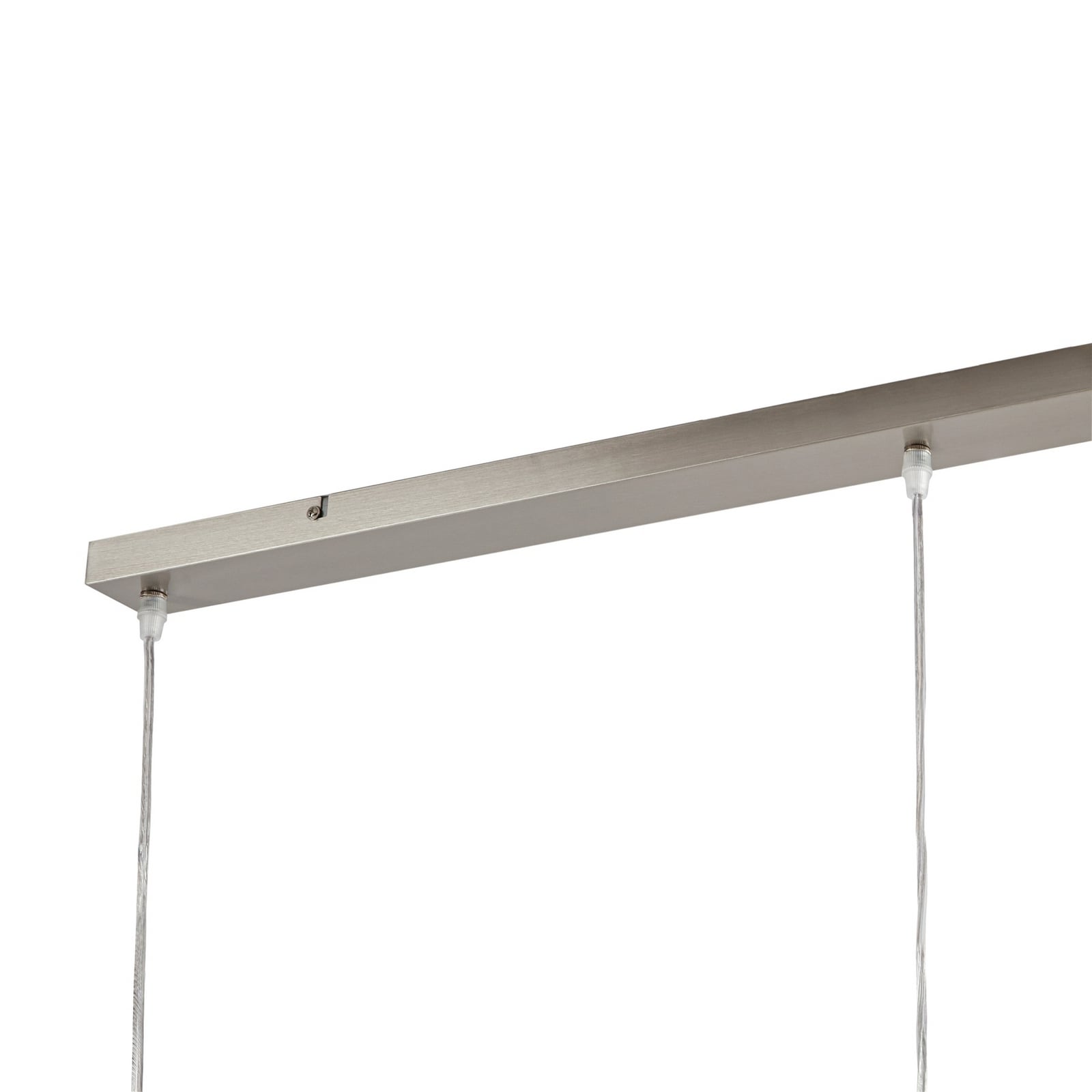 Marike hængelampe, 3 lyskilder, længde 120 cm, hvid/nikkel – Lindby Marike hængelampe, 3 lyskilder, længde 120 cm, hvid/nikkel – Lindby