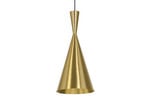 Beat Tall LED Pendant Brushed Brass - Tom Dixon