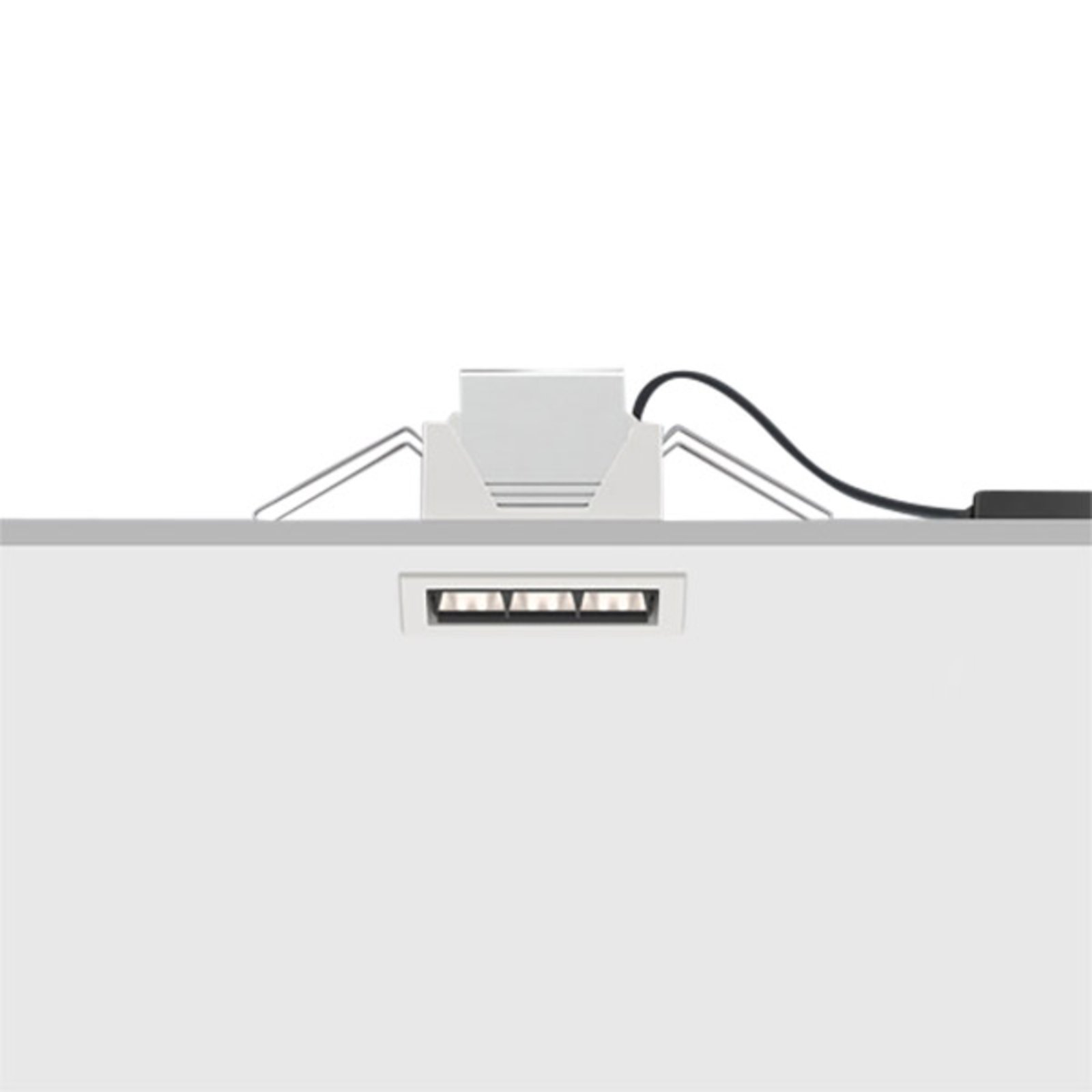 Projetor de encastrar ERCO Compar Bluetooth branco 12cm 6W 930