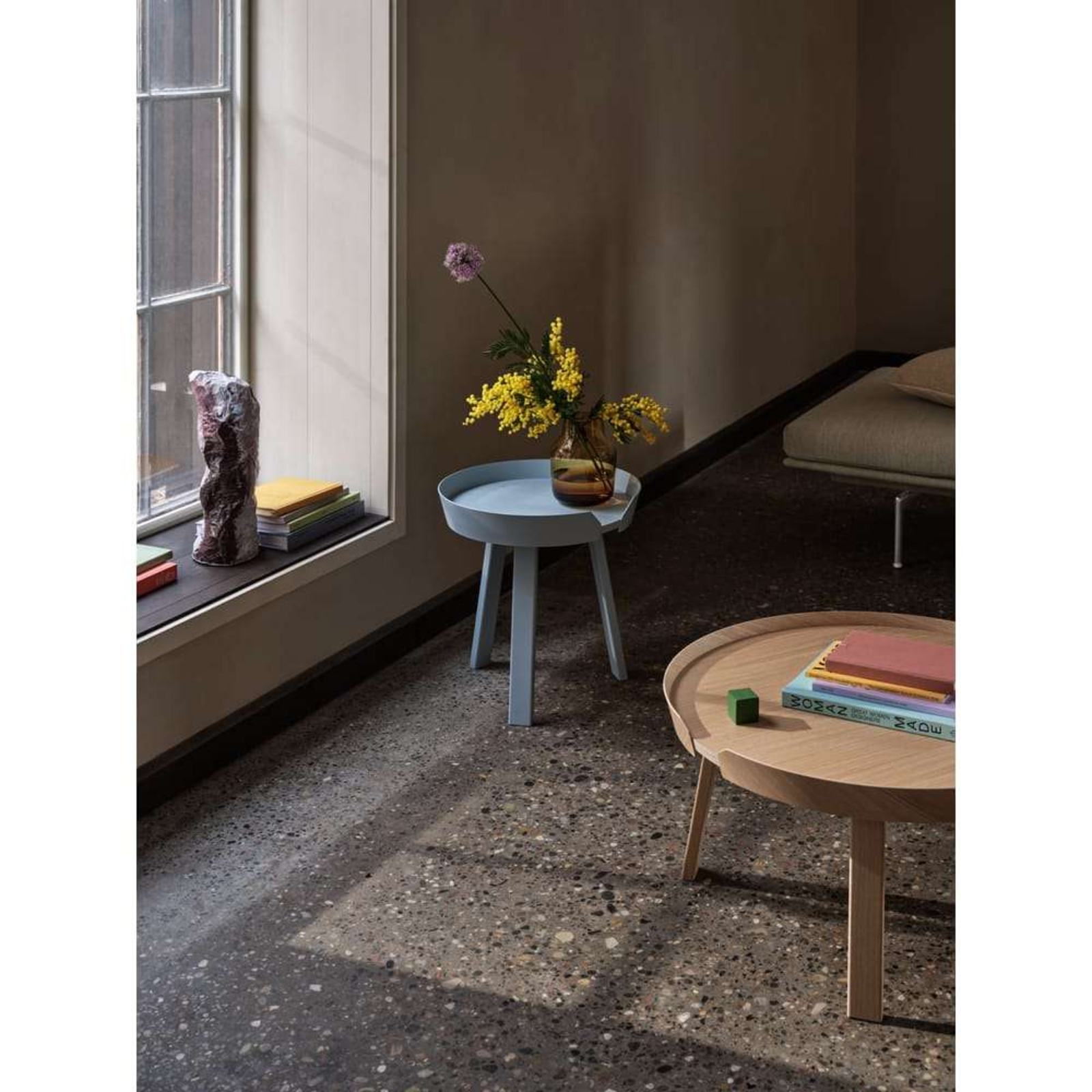 Around Coffee Table Small Dark Green - Muuto