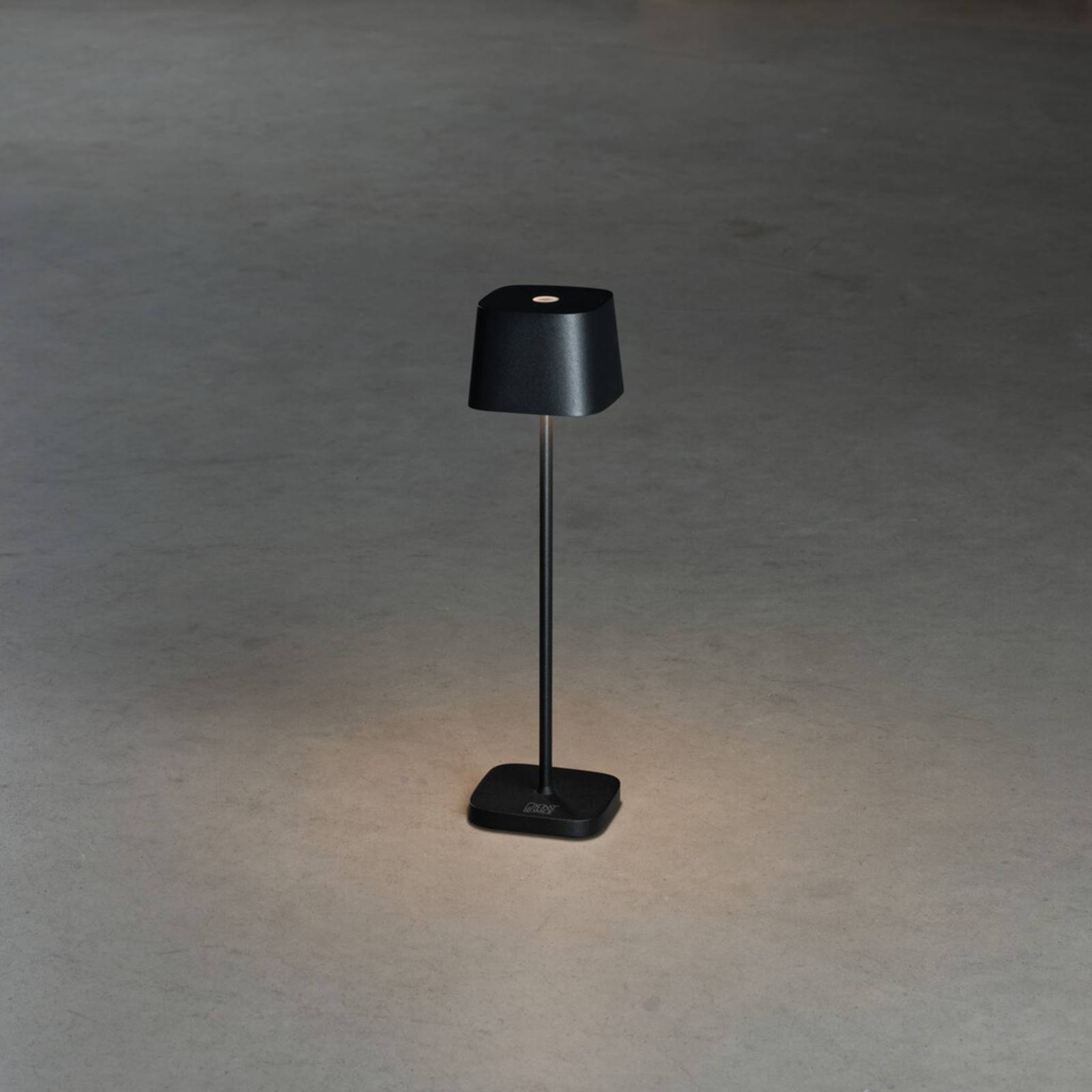 Lampa stołowa LED Capri-Mini zewnętrzna, czarna