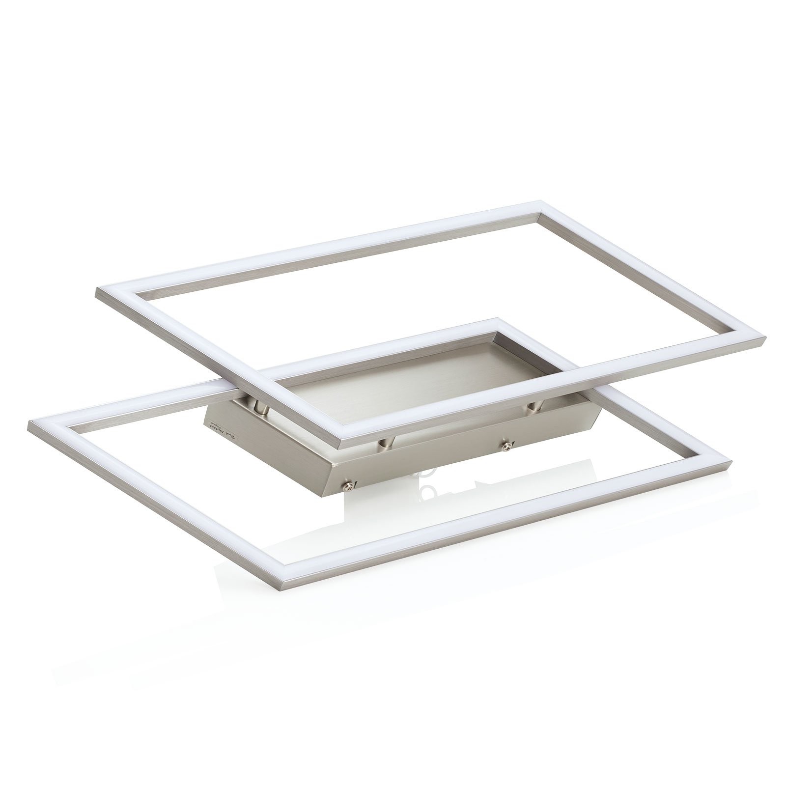 Paul Neuhaus LED ceiling lamp Inigo, 2-bulb, dimmable