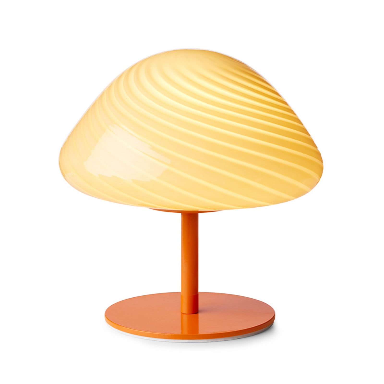 Mini Mush Bordlampe Orange Halo Design - Stue - Glas billede