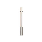 Applique murale LED « In Fine », argent, hauteur 65 cm, IP65 - DCW