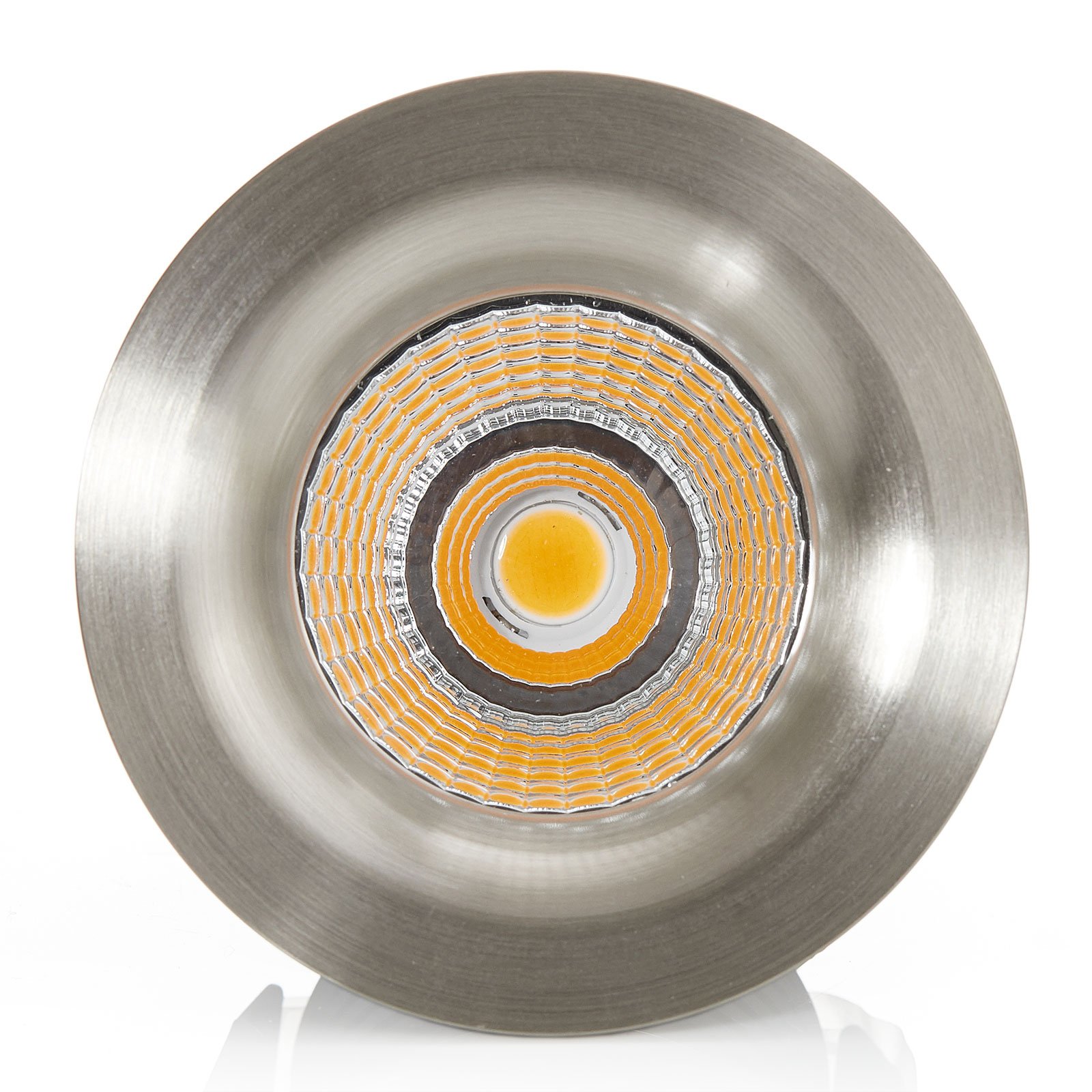 Arcchio Fortio LED-Einbauleuchte 3000K 30° nickel