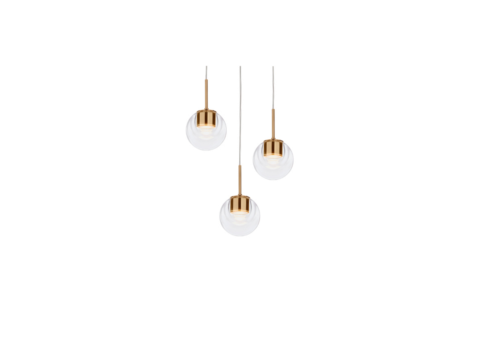 Dew 3 Lampada a Sospensione Brass - KDLN