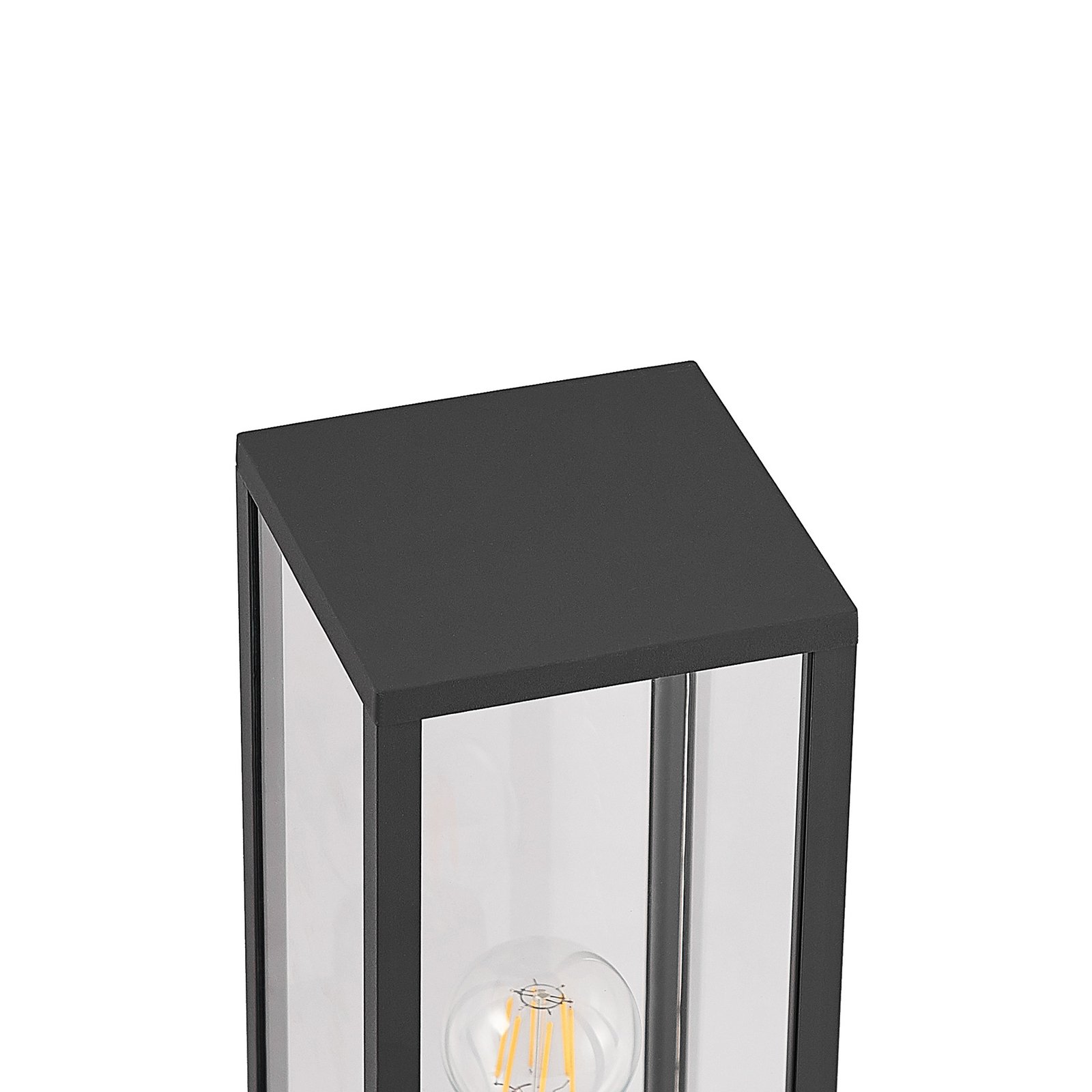 Peldar Gartenleuchte H40 Dark Grey/Clear - Lindby
