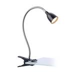 Lámpara de pinza LED Tulip, negro