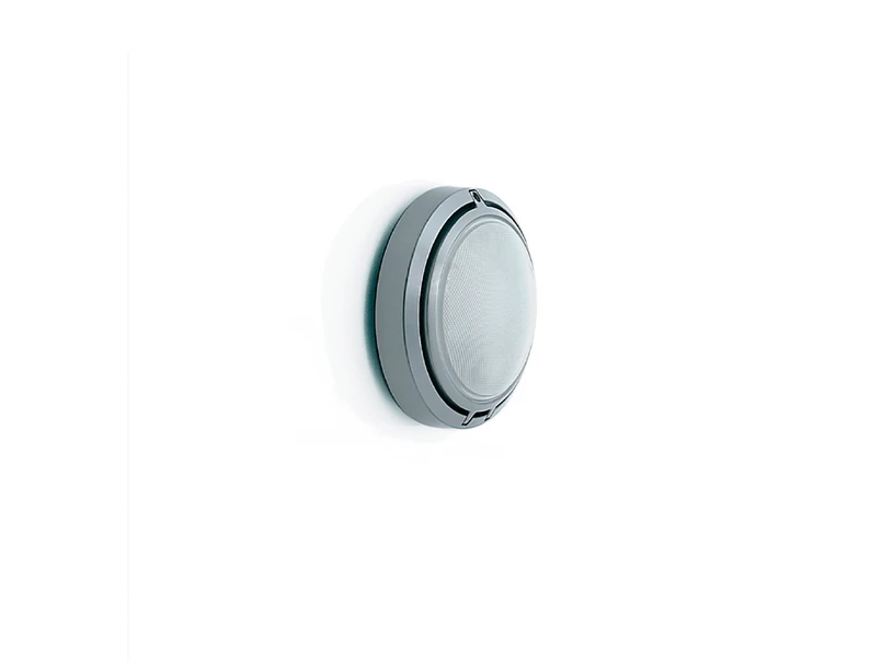 Luceplan - Metropoli 27 Vägglampa/Plafond H10xØ27 Glass Alu