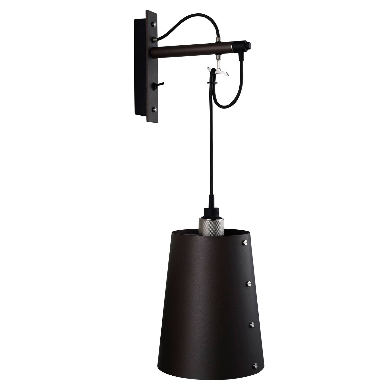 Buster + Punch Hooked Wall large graphite/steel, for Living / Dining Room, steel, E27, 40 W