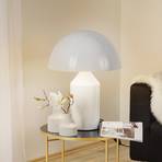 Oluce Atollo bordslampa med dimmer Ø50cm vit