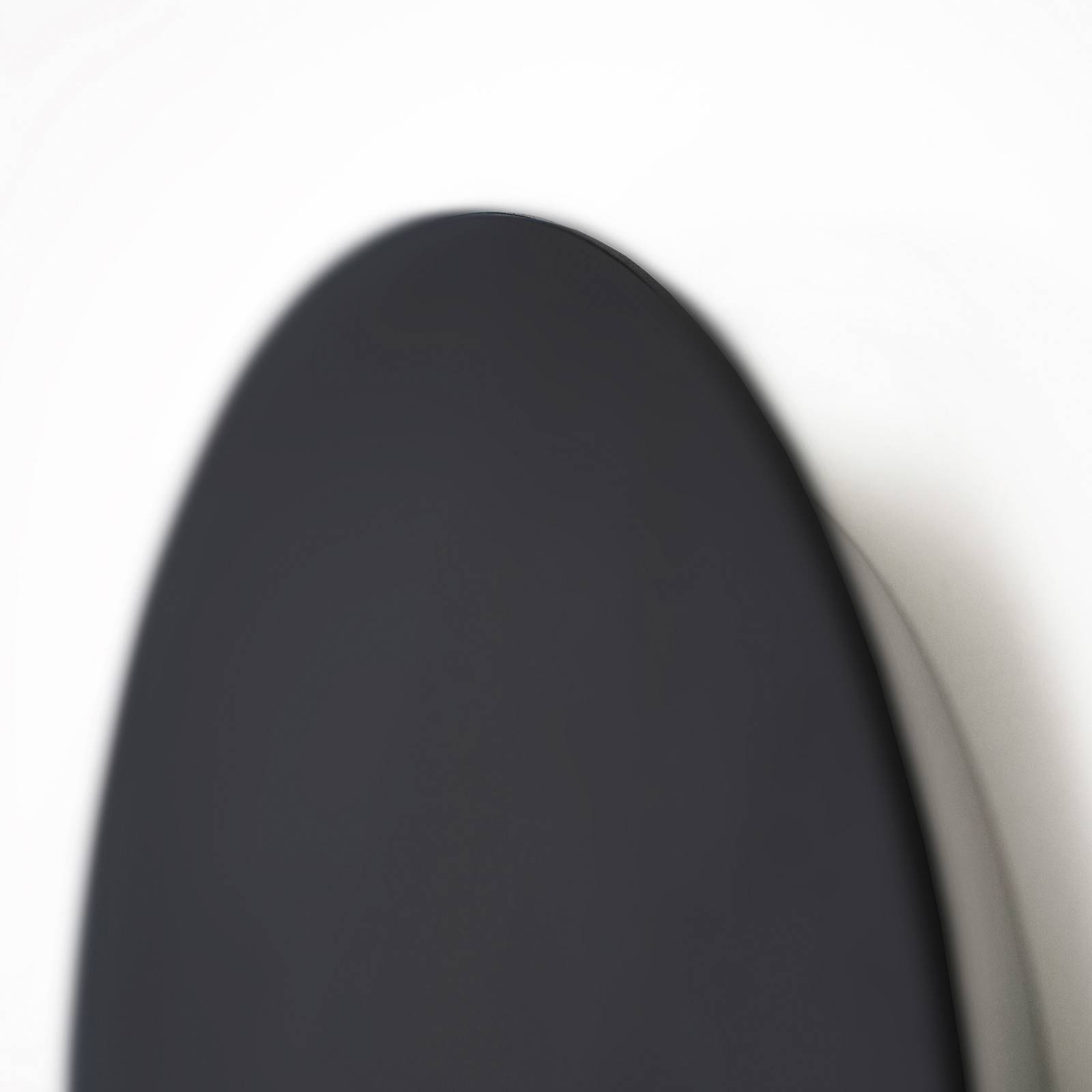 Escale Blade LED-vegglampe matt svart Ø 79 cm