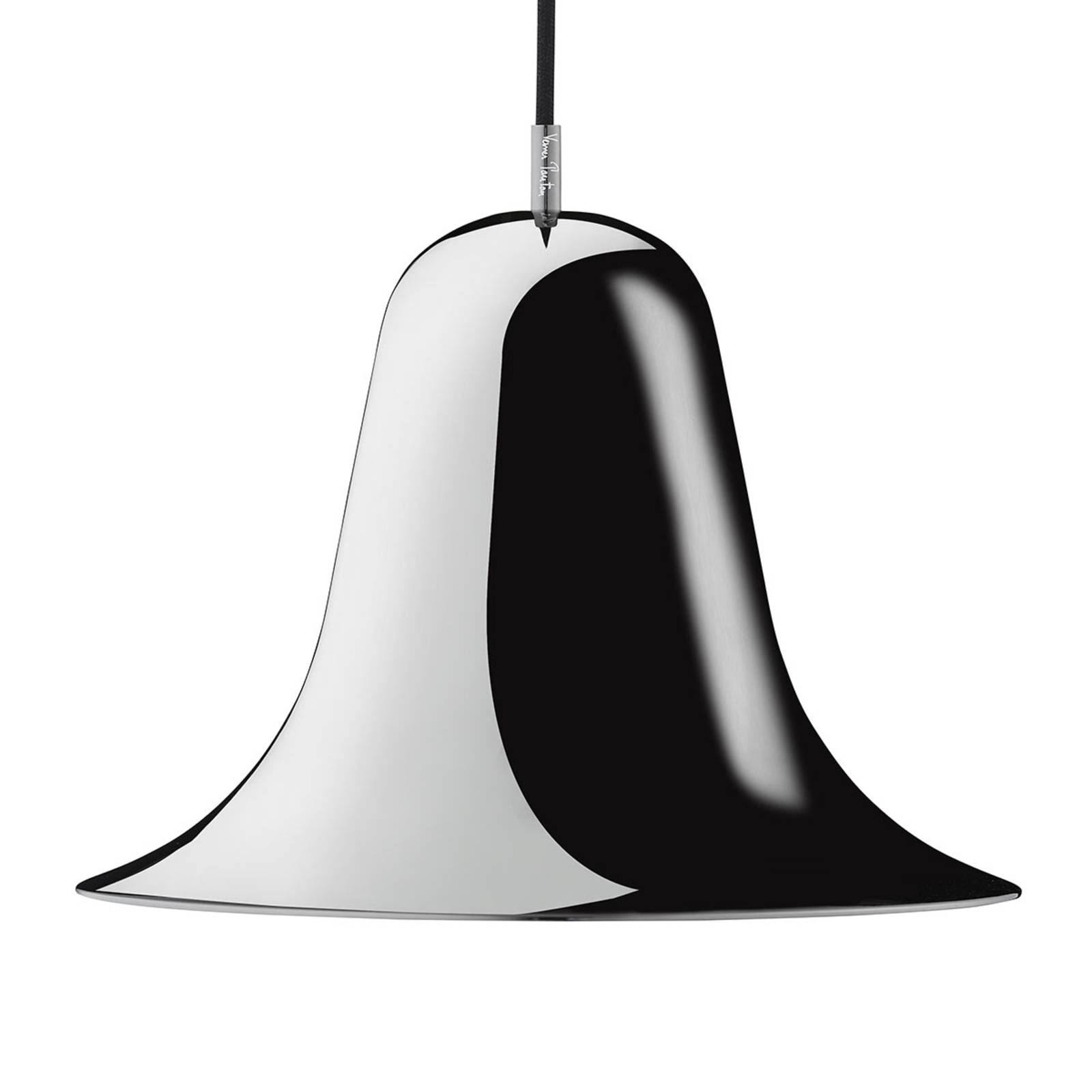 VERPAN Pantop lampa wisząca Ø 30cm, czarna lśniąca